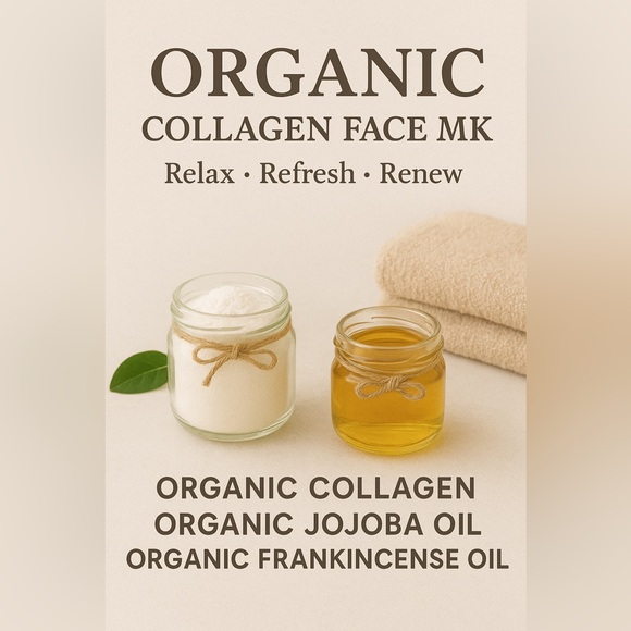 Organic Collagen Face Mask - Picture 1 of 4